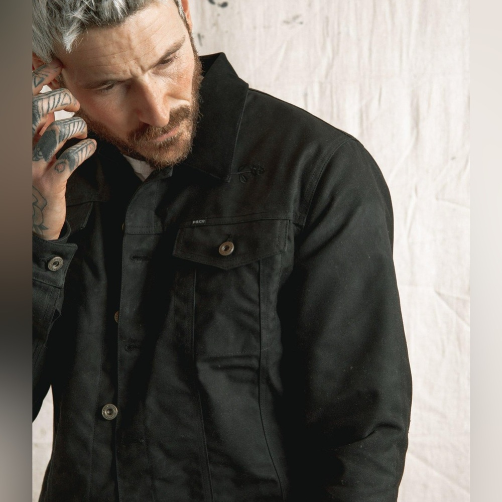Never worn P&Co men’s waxed canvas jacket